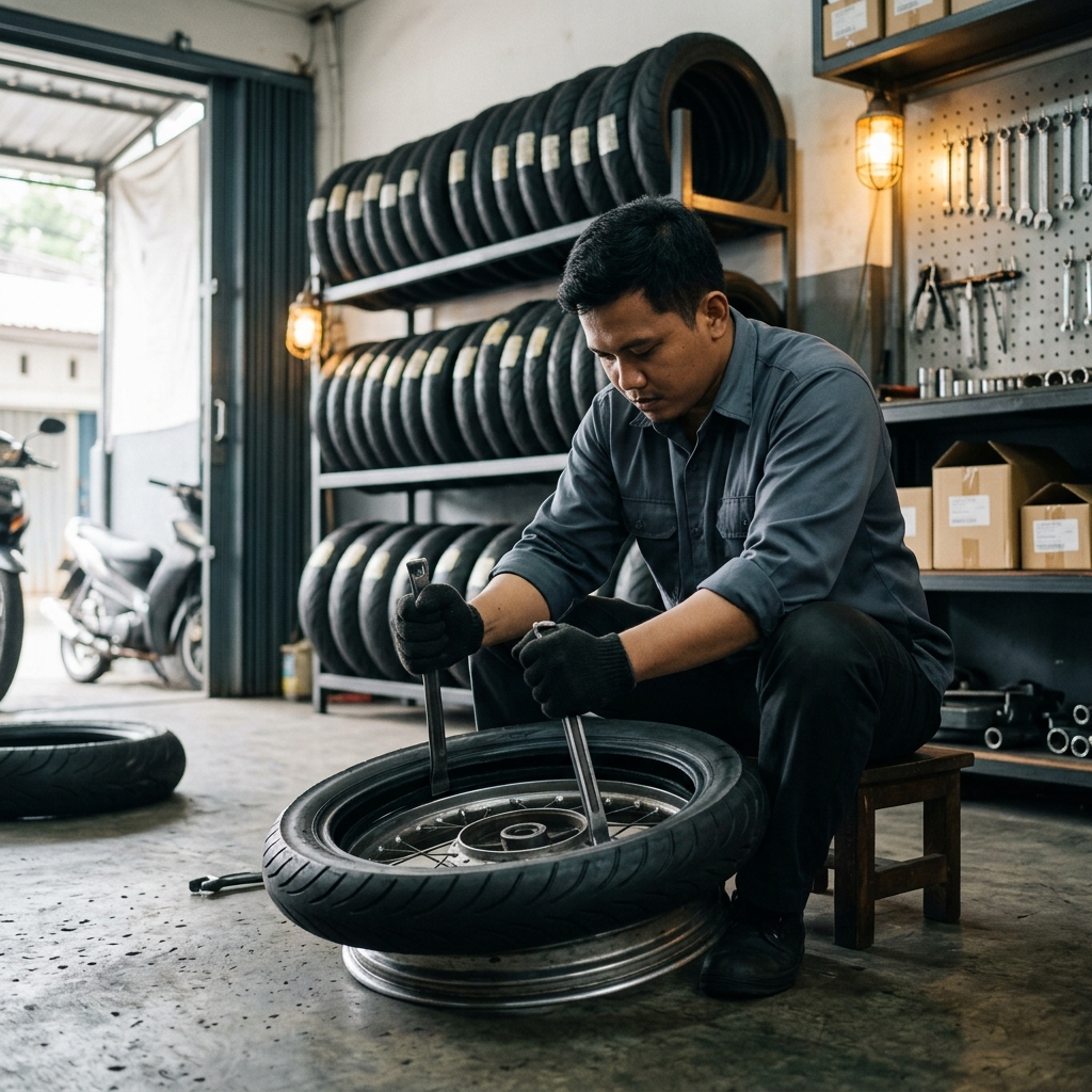 Dedi, Mekanik Rem dan Ban PIT CREW