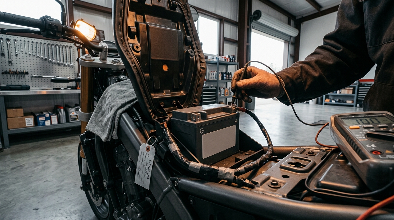 Motor Susah Distarter Pagi, Aki atau Busi